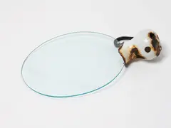 Bill Culbert, Jug Spill, found enamel jug and glass