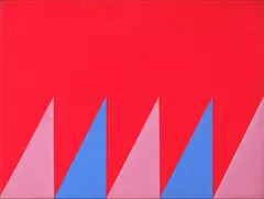 Don Peebles, Painting 1972, acrylic on canvas