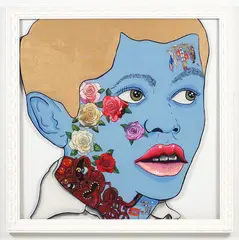 Sam Mitchell, Anewa, acrylic on Perspex