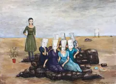 Séraphine Pick, Good Morning, Morning, oil on canvas