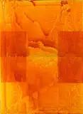 Stephen Bambury, Necessary Correction XVIII, acrylic and resin on aluminium, two panels