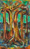 Selwyn Muru, Untitled, oil on board