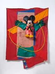 Jubilation by Donald Sinclair Driver, mixed media and found objects, sold Aug 2021