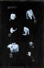 Body Corp No. 7 by Tony de Lautour, oil and acrylic on unstretched linen canvas, sold Aug 2021