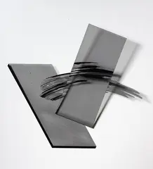 Neil Dawson, Switch, acrylic on wire mesh (1985)