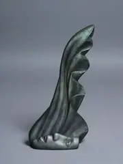 Mask and Cloth by Terry Stringer, cast bronze, 1/5, sold Aug 2021