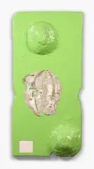 Untitled by Rohan Wealleans, enamel paint, wood and pins, circa 2002, offered Aug 2021