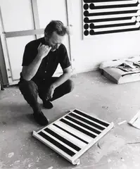Marti Friedlander, Gordon Walters Photographed for Contemporary New Zealand Painters: Volume II (Unpublished), vintage gelatin silver print