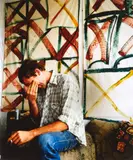 Marti Friedlander, Allen Maddox in his Studio, vintage colour photograph