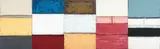 Michael Hight, Patea: Descendent, oil and collage on canvas, five panels