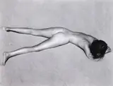 Nude on Sand, Oceano, 1936 by Edward Weston, 1936, gelatin silver print, sold Mar 2021