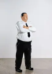 Michael Parekōwhai, Kapa Haka (Hīwera), automotive paint on fibreglass (2003)