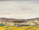 Rita Angus, Hill Landscape, North Canterbury