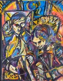 Philip Clairmont, Portrait of Jim and Mary Barr