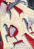 Bill Hammond, Zoomorphic Lounge, acrylic on canvas