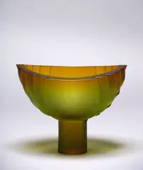 Te Rito Pod by Ann Robinson, cast glass, sold Mar 2021