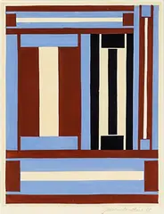 Gordon Walters, Untitled, gouache on paper