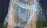 Star Gossage, Moon Mantilla, oil on board