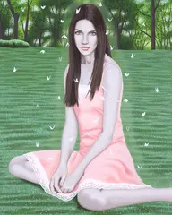 Andrew Barns-Graham, Gabrielle, oil on canvas