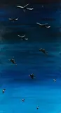 Joanna Brathwaite, Flight Path 2, oil on canvas