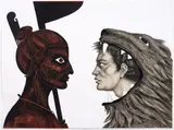 Marian Maguire, Herakles Discusses Boundary Issues with the Neighbours, lithograph, A/P