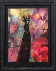 Jason Greig, The Virgin Whore, monoprint, 1/1