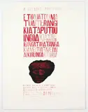 Shane Cotton, A Red Lord's Prayer (Dark to Light), acrylic and watercolour on Steinbach paper