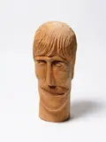 Darcy Whiting, Portrait Of Sir Peter Blake, carved wood