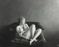 Geoff Williams, Ceroc Girl, graphite on paper
