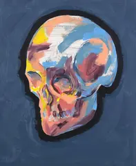 Gerry Parke, Sit down, acrylic on board