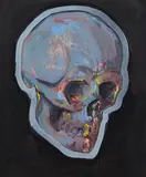 Gerry Parke, Man up, acrylic on board