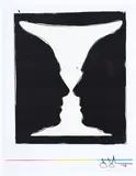 Jasper Johns, Cup to Picasso, colour lithograph from the edition printed as page 131 in XXe Siecle, Paris, 1973