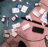Nan Goldin, Aperture Drugs on the Rug, New York City, USA