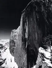 Ansel Adams, Monolith - the Face of Half Dome, Yosemite National Park, California, 1927, 1927, black and white photograph, printed in 1995 by Gardner Lithograph