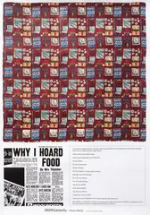 Simon Denny, Margaret Thatcher Forbes Silk Scarf / Hoarding List 2020, 2020 Solidarity poster printed by the Between Bridges Foundation