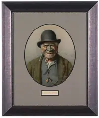 Charles Goldie, A Good Joke, chromolithograph