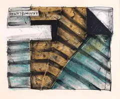 Graham Bennett, 'Te Tahuna a Tama Sea/Sky/Stone', lithograph, 19/22