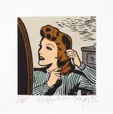 Dick Frizzell, Reflections, lithograph, 27/45
