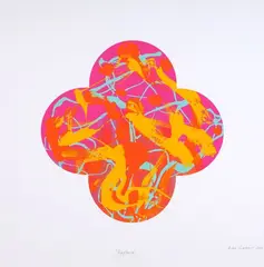 Max Gimblett, Playground, screenprint