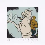 Dick Frizzell, Stop, lithograph, 18/45