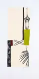 Dagmar Dyck, Untitled (Green), mixed media on paper