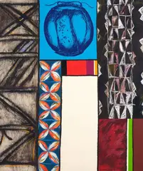 Dagmar Dyck, Untitled, mixed media on canvas