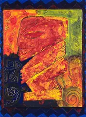 Tangaroa by Ian George, oil on board, sold Feb 2021