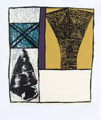 Dagmar Dyck, Untitled - Plate II, screenprint, 12/25