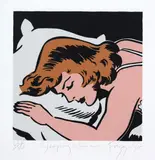 Dick Frizzell, Sleeping Woman, lithograph, 48/80