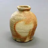 Japanese Shigaraki Ware, Jar, woodfired stoneware