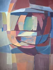 John Ritchie, Untitled - Abstract Forms, gouache on paper