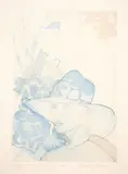 Edward Debren, Julies Hat, etching, 2/45