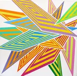 Sara Hughes, Four Colours Yellow Study, acrylic on linen