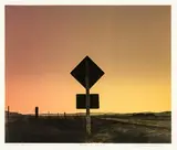 Grahame Sydney, Road to Lauder, stone lithograph, 49/50